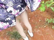 野外帐篷里调教小姨子_和服丝袜真空露出！