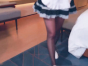 【淫荡女仆】用肉体服务随时随地供给主人中出内射