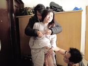 BIJN-285 THE ドキュメント 本能丸出しでする絶頂SEX 美人人妻女教師が久しぶりのチ〇ポでカラダを震わせイキまくる 加藤ツバキ - 1of5