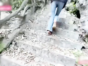 小姨子的秘密 与豹纹高跟鞋的小姨子野战 路上人来人往堪比现场直播！