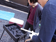 MURIKURI-007 下着！半裸！そして全裸…バイト着を一枚ずつ剥ぎ取り凌●！  羽月乃蒼 - 1of5