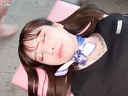 化妆品柜台小姐姐就是气质佳！甜美亲和力十足，身材爆好！苗条又前凸后翘，细腰丰臀 爆乳 美腿 玉手！迷奸内射