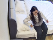 民宿酒店 眼镜小情侣 果然胖嘟嘟的女生都是宝藏 肉肉软软的 每一次撞击都有反弹 配合度高还要被打屁股1