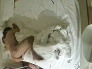 公寓酒店这一对也是肉戏充足 美女为了被插得更深 主动把枕头垫在身下 事后男生扒开逼给她擦精液3
